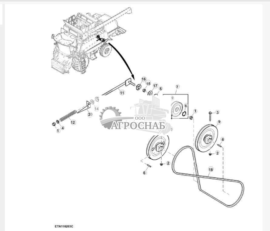 Привод механического сепаратора 